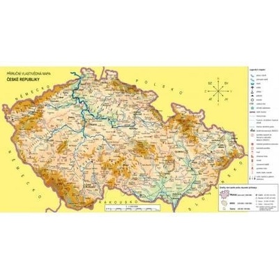 Náhradní mapa k učebnici Vlastivěda 4 - Poznáváme naši vlast (4-41)