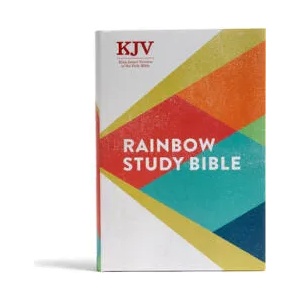 KJV Rainbow Study Bible, Hardcover: Ribbon Marker, Color-Coded Text, Smythe Sewn Binding, Easy to Read Bible Font, Bible Study Helps, Full-Color Maps (ISBN: 9781087721873)