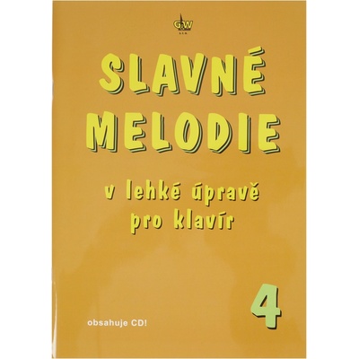 KN Slavné melodie v lehké úpravě pro klavír 4.díl