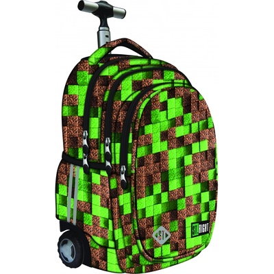 St. Majewski Ученическа раница с колелца St. Majewski - St. Right, Пиксели (STR6773)