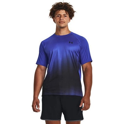 Under Armour pánské sportovní tričko Tech Fade SS team royal 1377053-400