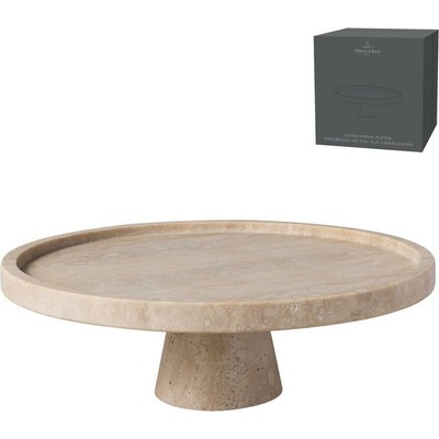 Villeroy & Boch Podnos na tortu 28 cm Manufacture Travertine