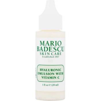 Mario Badescu Hyaluronic Emulsion With Vitamin C хидратираща и озаряваща емулсия за лице с хиалуронова киселина 29 ml за жени