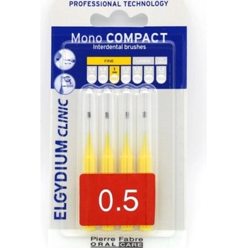 Pierre fabre dermatologie Интердентални четки, Elgydium Clinic Mono Compact 0.5 mm 4 brushes