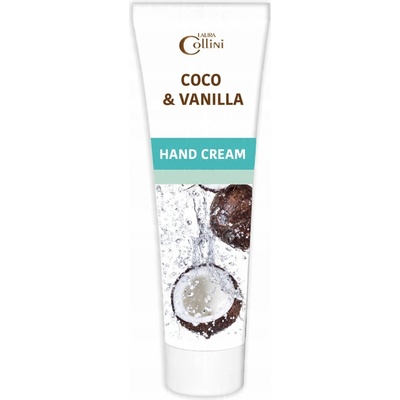Laura Collini Krém na ruky Kokos a vanilka, 100 ml