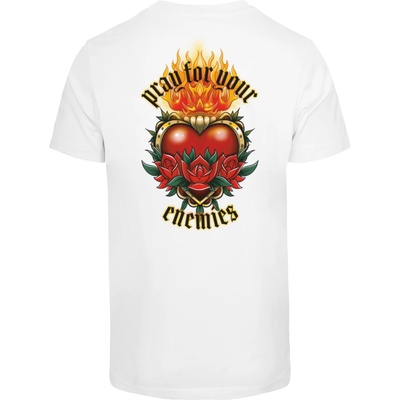Mister Tee Мъжка тениска в бял цвят Mister Tee Pray For Your EnemiesUB-MT3032-00220 - Бял, размер 3XL