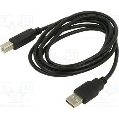 ART KABUSB2 AB 2M AL-OEM-100 USB 2.0 USB A vidlice USB B vidlice 1,8m černý