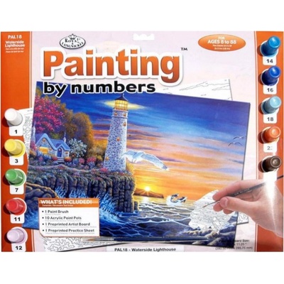 Malování podle čísel Maják