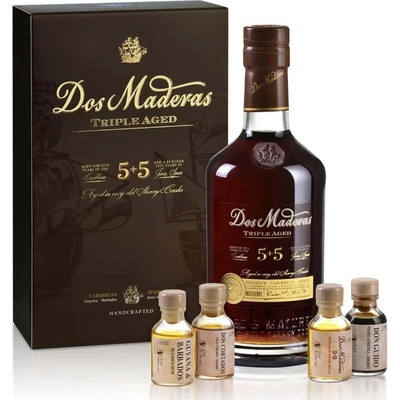 Dos Maderas PX Rum Tasting 5y + 5y 39,93% 0,744 l (Set)