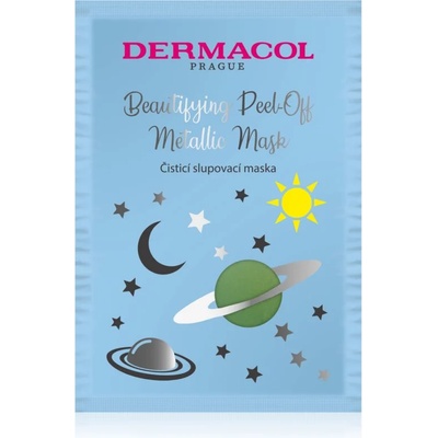 Dermacol Beautifying Peel-Off Metallic Mask отлепваща се маска за дълбоко почистване