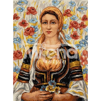 Milena Style Мома от Калотинци - гоблен с щампа без конци