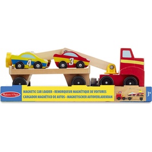 Melissa & Doug дървен магнитен товаро-разтоварващ автомобил (6073164)
