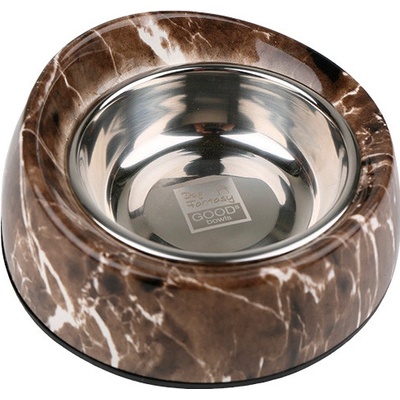 Dog Fantasy Miska nerez DF gulata so sklonom 25,2 x 9,8 cm 700 ml