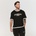 GymBeam Мъжка овърсайз тениска Varsity Black XL