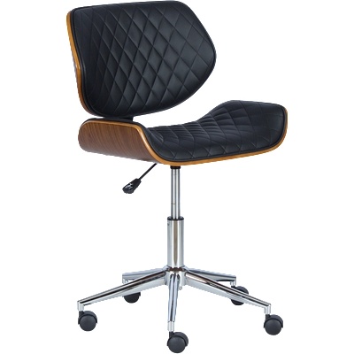 Carmen Президентски офис стол КАРМЕН 6410 - орех - черен