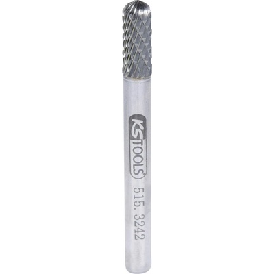 KS Tools 515.3242 frézovacie kolík tvrdokov Dĺžka 61 mm Vonkajší Ø 6 mm Pracovná dĺžka 40 mm Ø hriadeľa 6.0 mm