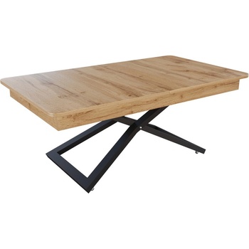 IVM BG Разтегателна маса Верона с повдигащ механизъм - дъб вотан