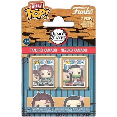Funko Bitty Pop! Demon Slayer Tanjiro Kamado & Nezuko Kamado