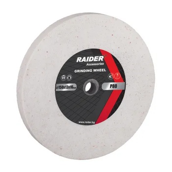 Image 1 of Raider Диск за шмиргел бял Р60 Ø 200х20х16 мм raider
