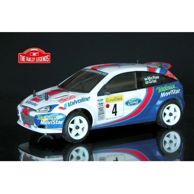 Popron.cz Ford Focus WRC McRae 2001 4WD licencované proporcionálne lak. karosérie RTR sada 1:10