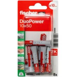 FISHER ДЮБЕЛ fischer 534995 duopower ф10х50мм УНИВЕРСАЛЕН 8бр (534995)