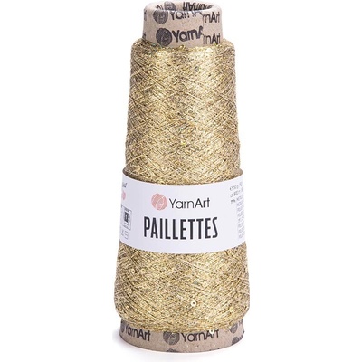 Yarn Art Paillettes 8002 zlatá