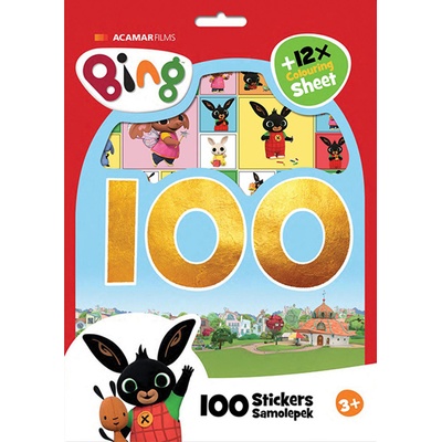 Jiří Models 100 samolepek s omalovánkovými listy Bing