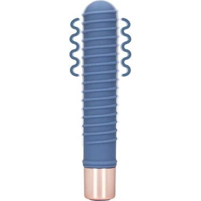 LOVELINE Ribbed Mini Vibrator Blue Horizon