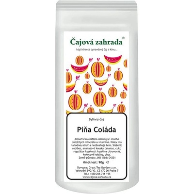 Čajová zahrada Rooibos Piňa colada rooibos čaj 90 g