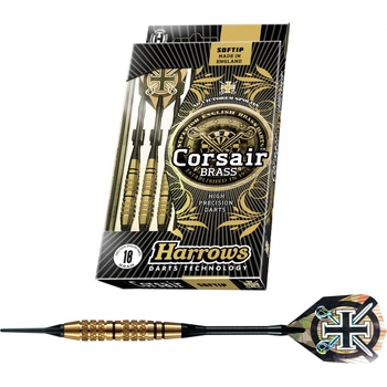 Harrows Corsair soft 18g K2 černá