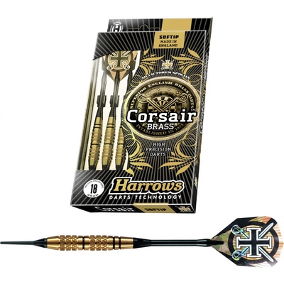 Harrows Corsair soft 18g K2 černá