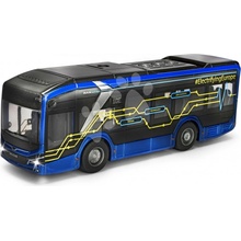 Autobus MAN Lion´s City 10 E Bus Majorette so zvukom a svetlom s gumenými kolieskami a otvárateľné dvere dĺžka 22,5 cm