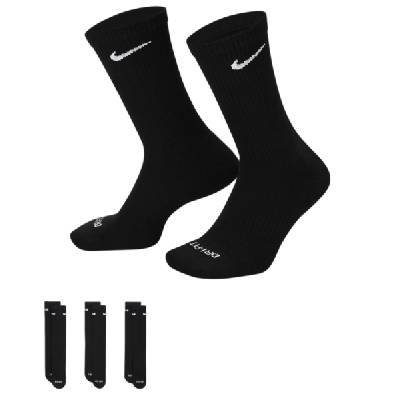 Чорапи Nike Everyday Plus Cushioned Training Crew Socks 3P - Черен