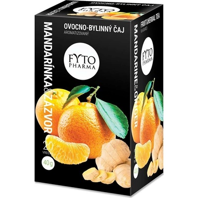 Fytopharma Ovocno bylinný čaj Mandar. Zázvor 20 x 2 g