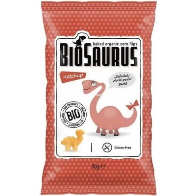 Mc LLOYD 's BioSaurus Bezlepkové kečupové chrumky BIO 50 g