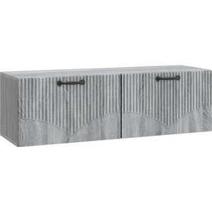 vidaXL Стенно монтиран ТВ шкаф 98 x 31 x 30 cm Сив Сонома (899071)