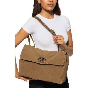 Kurt Geiger London чанта tote дамска от велур Chelsea (6154033209)
