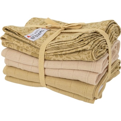 Lodger Swaddler Flower Tribe 70 x 70 cm Sand 3 ks
