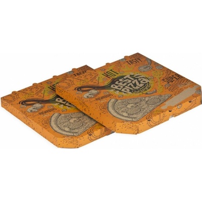 Dimarko Krabica na pizzu 33x33x3cm BEST hnedá