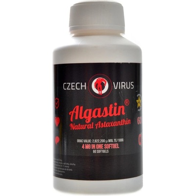 Czech Virus Algastin Natural Astaxanthin 60 kapslí