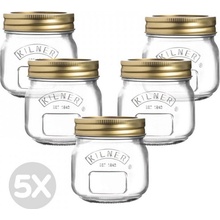 Kilner 5x zavařovací sklenice se šroubovacím víkem 250ml