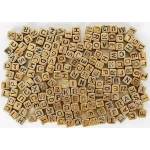 Fandy ABC Beads - Gold Letters 6 mm (30g)