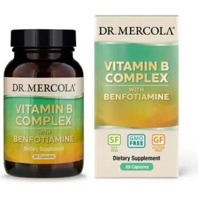 Dr. Mercola Vitamín B Complex s Benfotiamínom 60 kapsúl