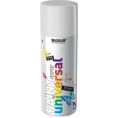 Biodur email 400 ml biely hliník metalíza