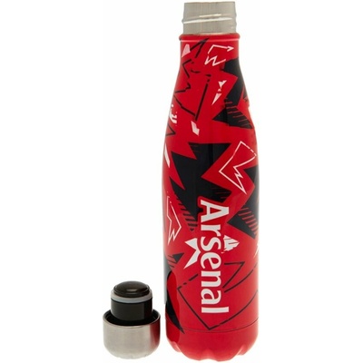 CurePink Nerezová termo láhev FC Arsenal Znak 500 ml