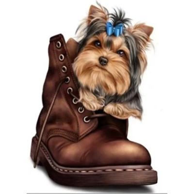 Кученце в обувка 20/25 см