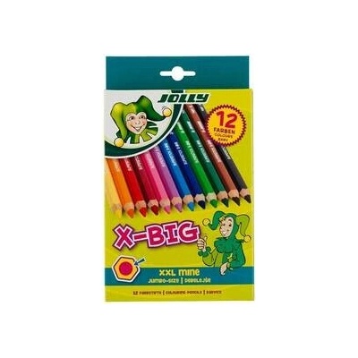 Jolly X-Big veľké voskovky 12 farieb