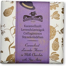 Rózsavölgyi Csokoládé 40% mléčná čokoláda Karamelizovaná Levandule 70 g