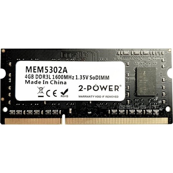2-Power DDR3 4GB 1600MHz CL11 MEM5302A