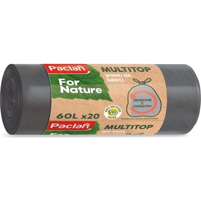 Paclan For Nature Pytle z recyklovaného odpadu 18µm 60l 20ks